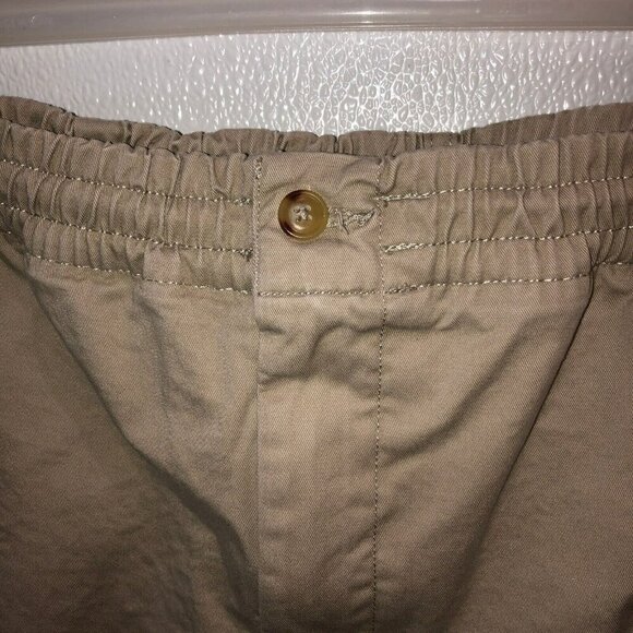 Polo Ralph Lauren Mens XLT Tall Beige Stretch Classic Fit Elastic Waist Shorts - Picture 6 of 12